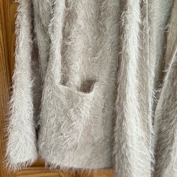 NWT Colleen Lopez Fuzzy Open Cardigan - Picture 9 of 13
